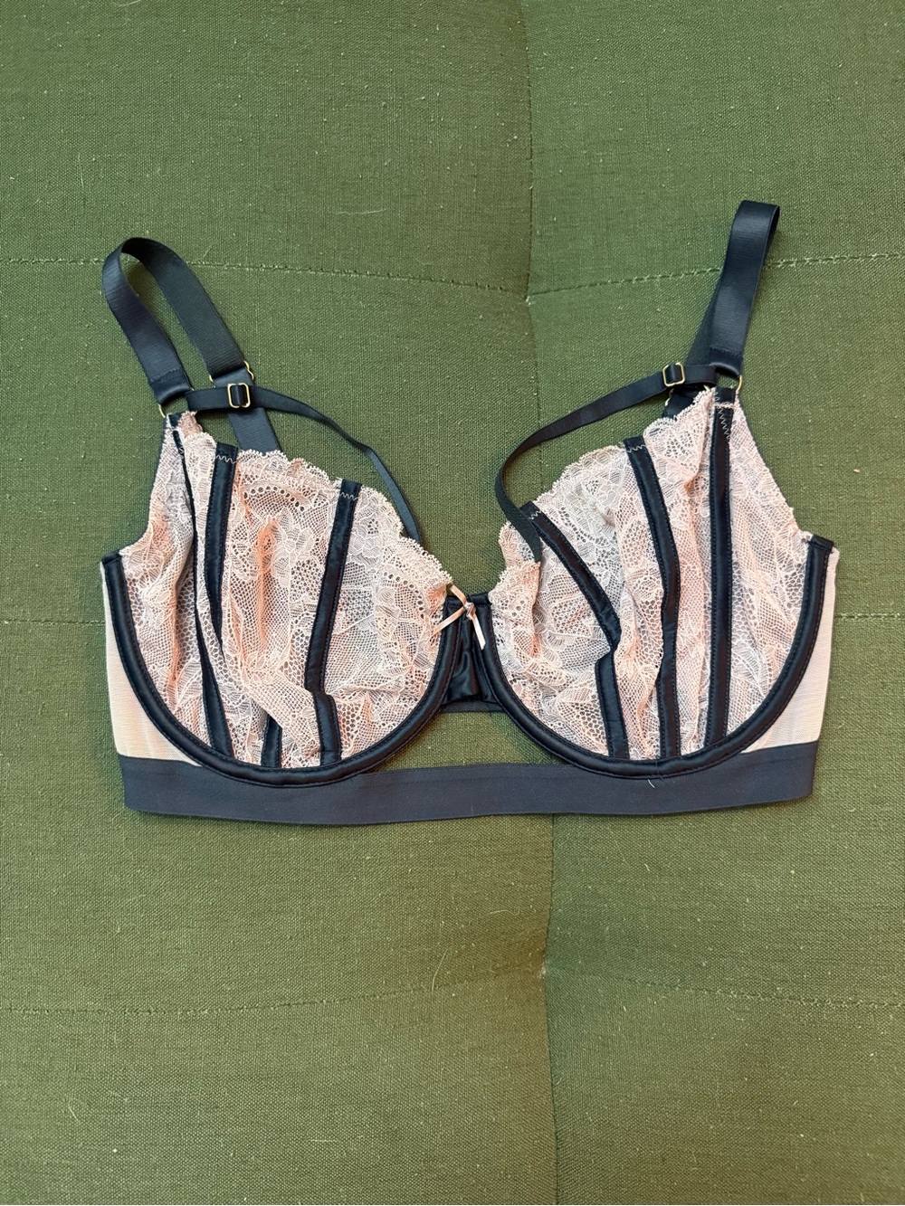 Felicity Hayward Celestina Satin Binding Lace Fuller Bust Bra